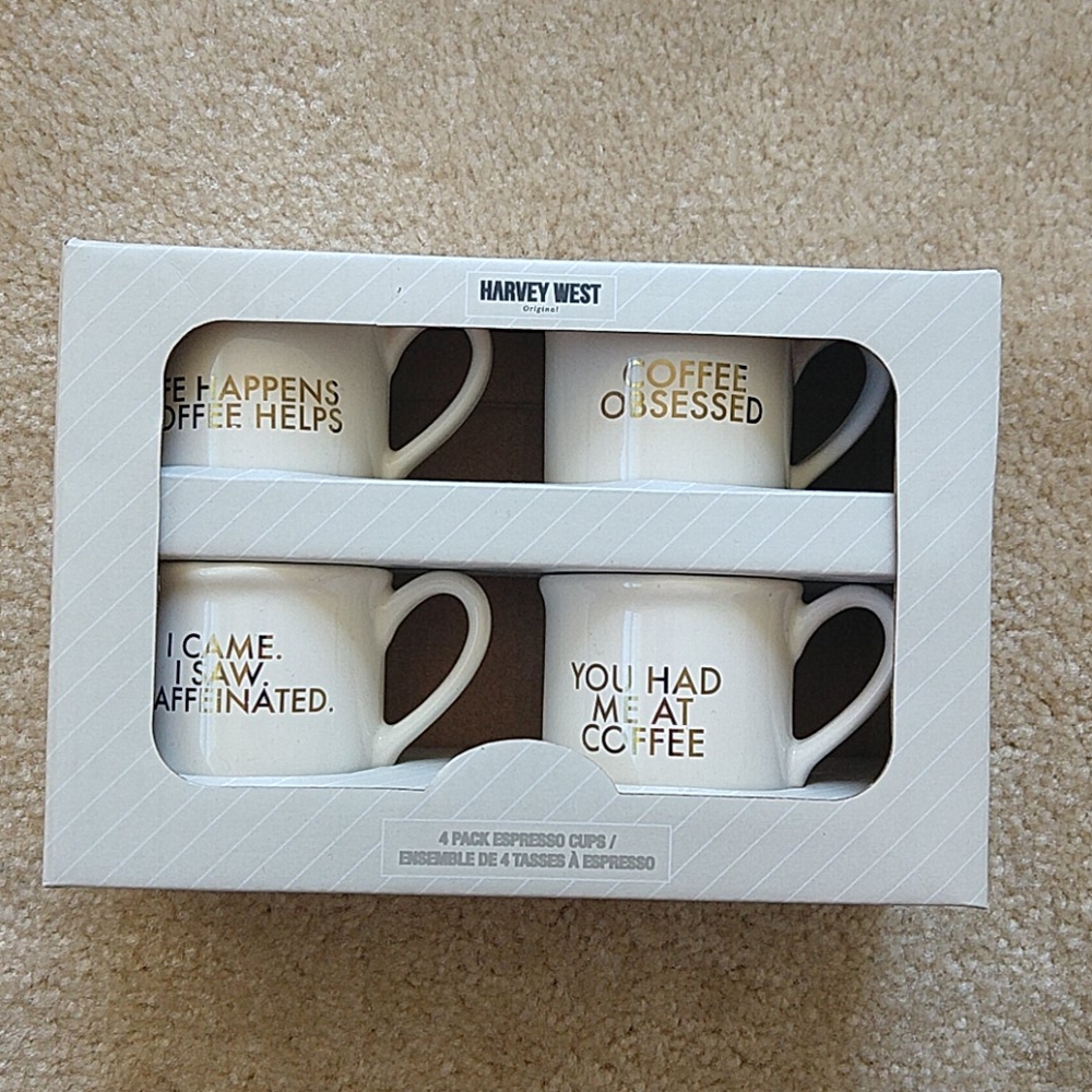 Harvey West Espresso Mugs